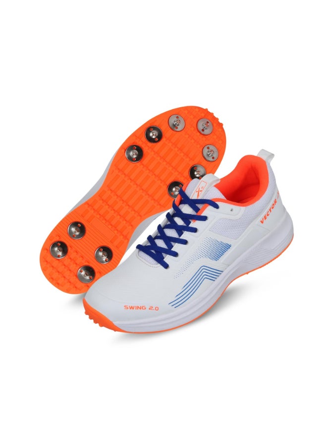 Vector X Swing 2.0 Metal Spikes Cricket Shoes - UK 4 - Image 1